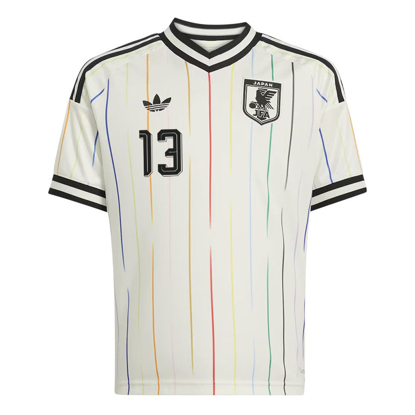 Keito Nakamura 13 Youth Japan National Team 2026 Away Jersey - Off White