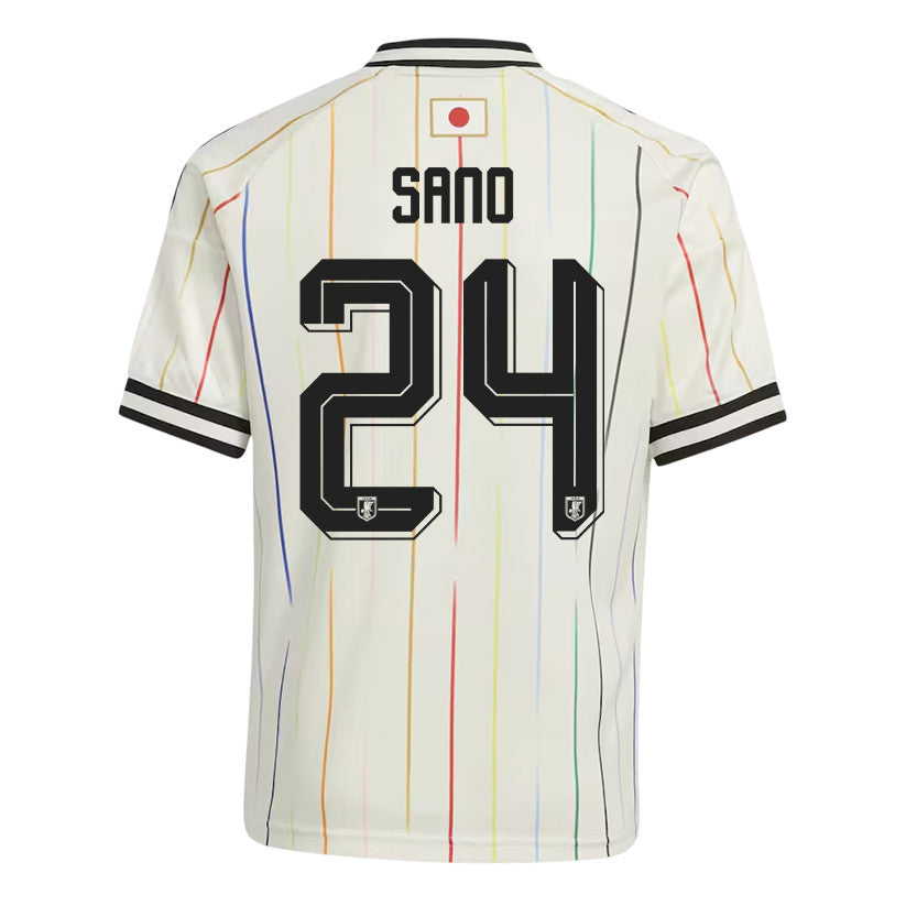 Kaishu Sano 24 Youth Japan National Team 2026 Away Jersey - Off White
