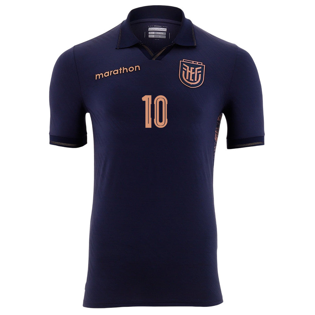 Kendry Páez 10 Ecuador National Team 2026 Away Jersey - Navy, Men
