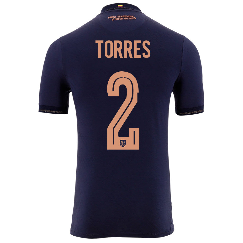 Félix Torres 2 Ecuador National Team 2026 Away Jersey - Navy, Men