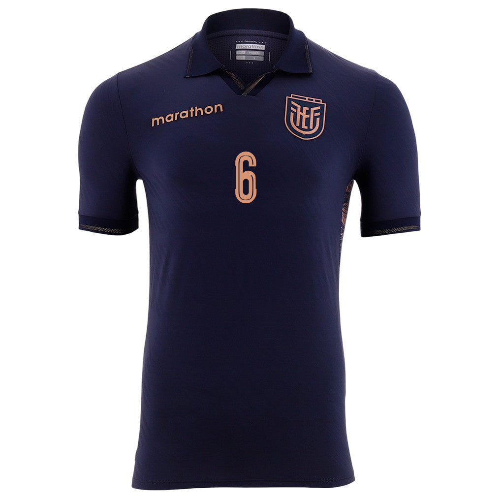 Willian Pacho 6 Ecuador National Team 2026 Away Jersey - Navy, Men