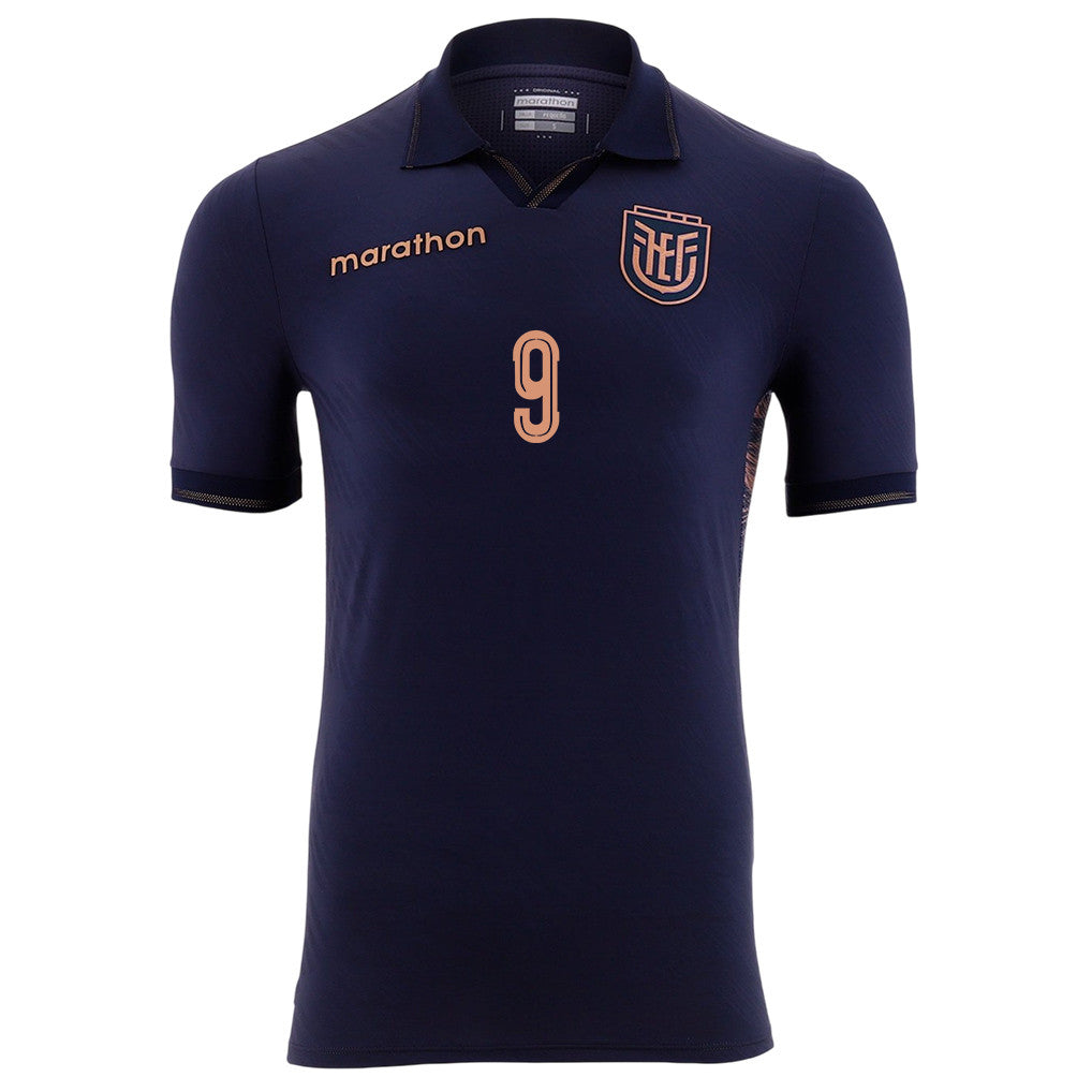 John Yeboah 9 Ecuador National Team 2026 Away Jersey - Navy, Men