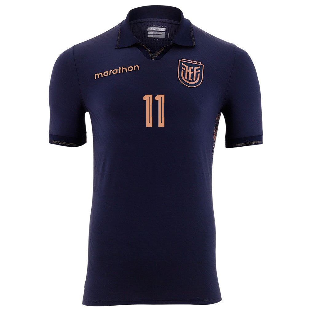 Kevin Rodriguez 11 Ecuador National Team 2026 Away Jersey - Navy, Men
