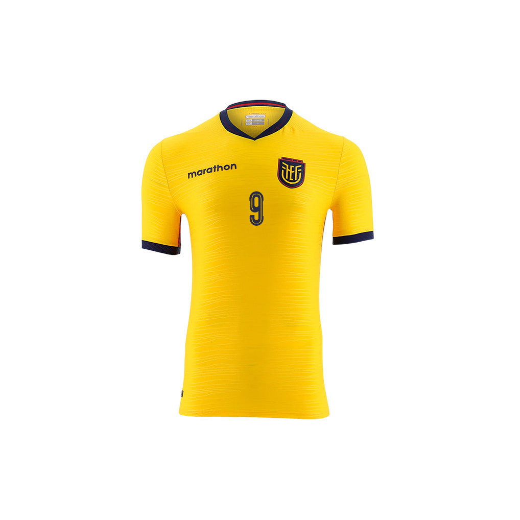 John Yeboah 9 Youth Ecuador National Team 2026 Home Jersey - Yellow
