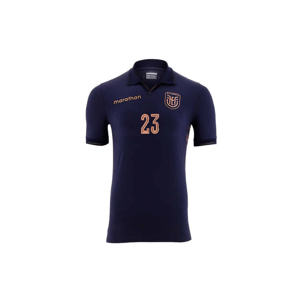 Moisés Caicedo 23 Youth Ecuador National Team 2026 Away Jersey - Navy