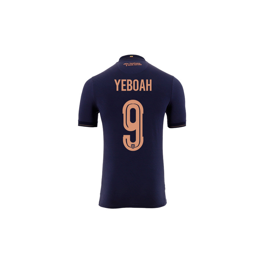 John Yeboah 9 Youth Ecuador National Team 2026 Away Jersey - Navy