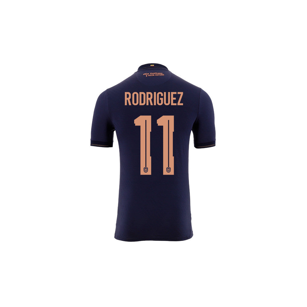 Kevin Rodriguez 11 Youth Ecuador National Team 2026 Away Jersey - Navy