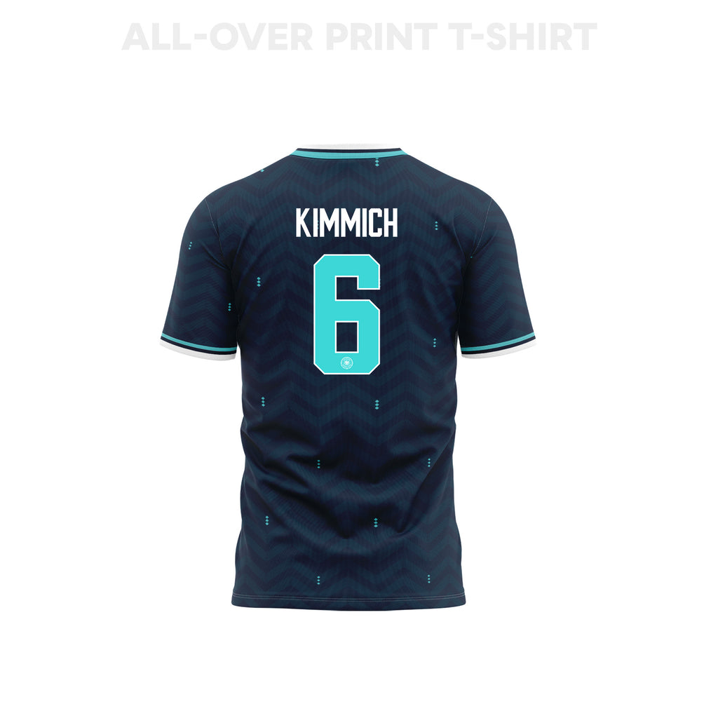 Joshua Kimmich 6 Germany 2026 Away 3D T-Shirt Fully Printed – Unisex, Navy