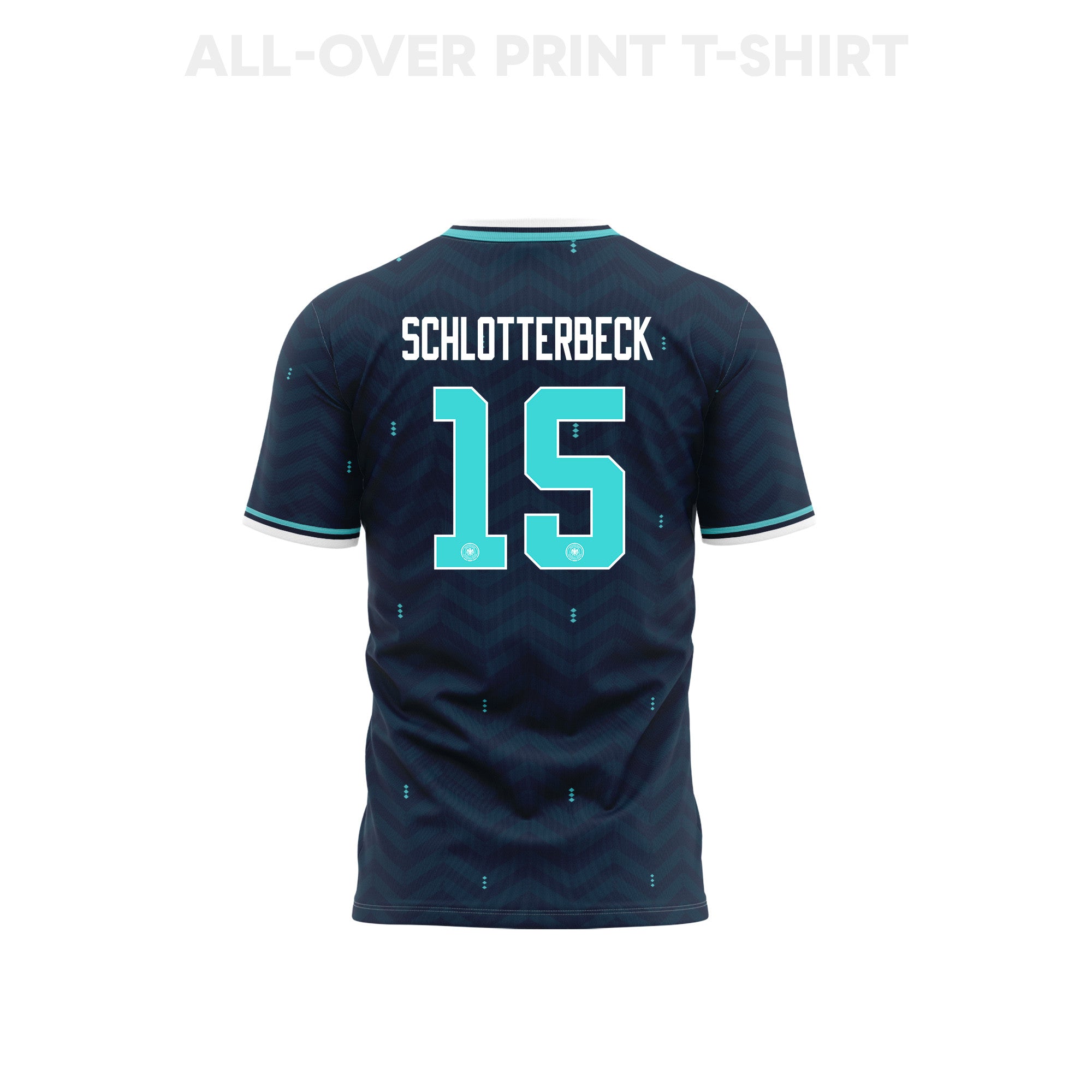Nico Schlotterbeck 15 Youth Germany 2026 Away 3D T-shirt Fully Printed – Navy