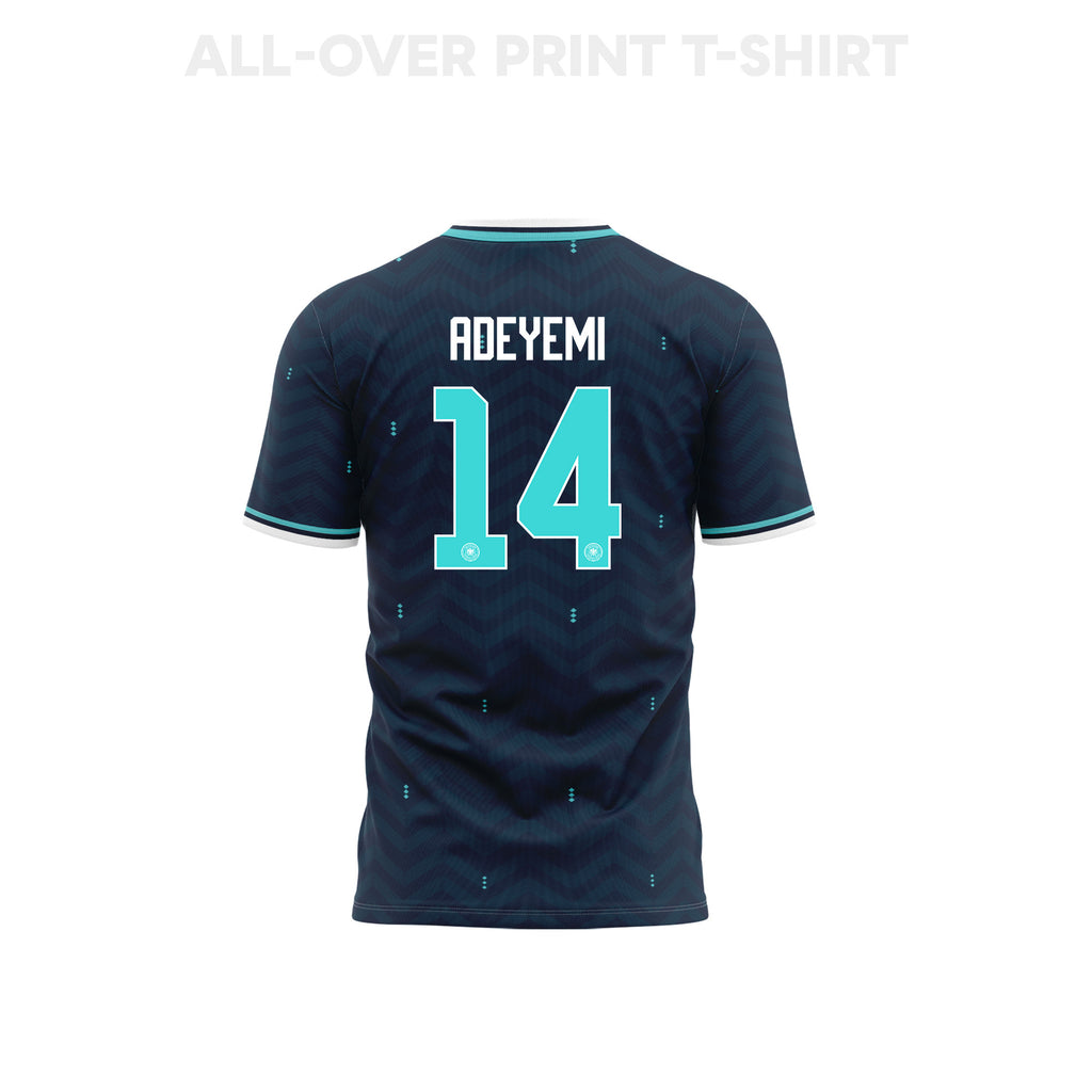 Karim Adeyemi 14 Youth Germany 2026 Away 3D T-shirt Fully Printed – Navy