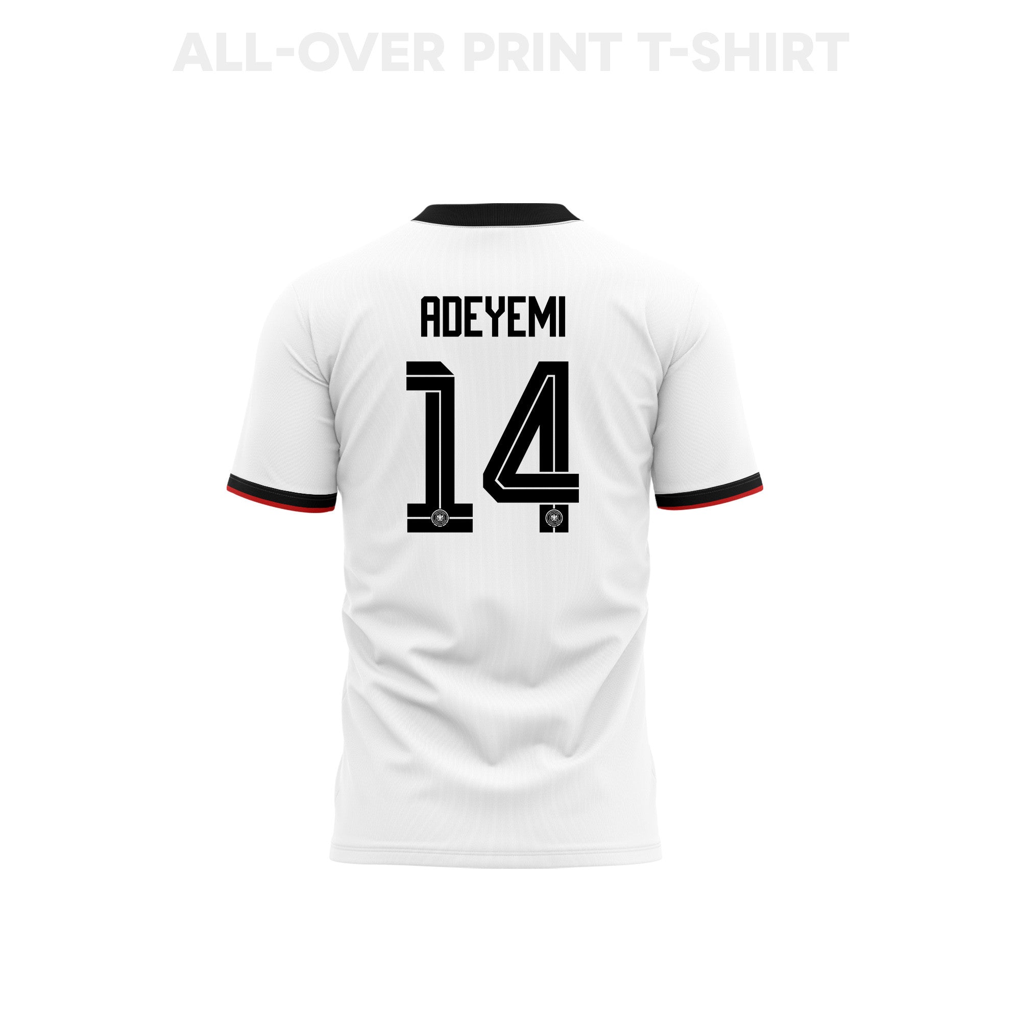 Karim Adeyemi 14 Youth Germany 2026 Home 3D T-shirt Fully Printed – White