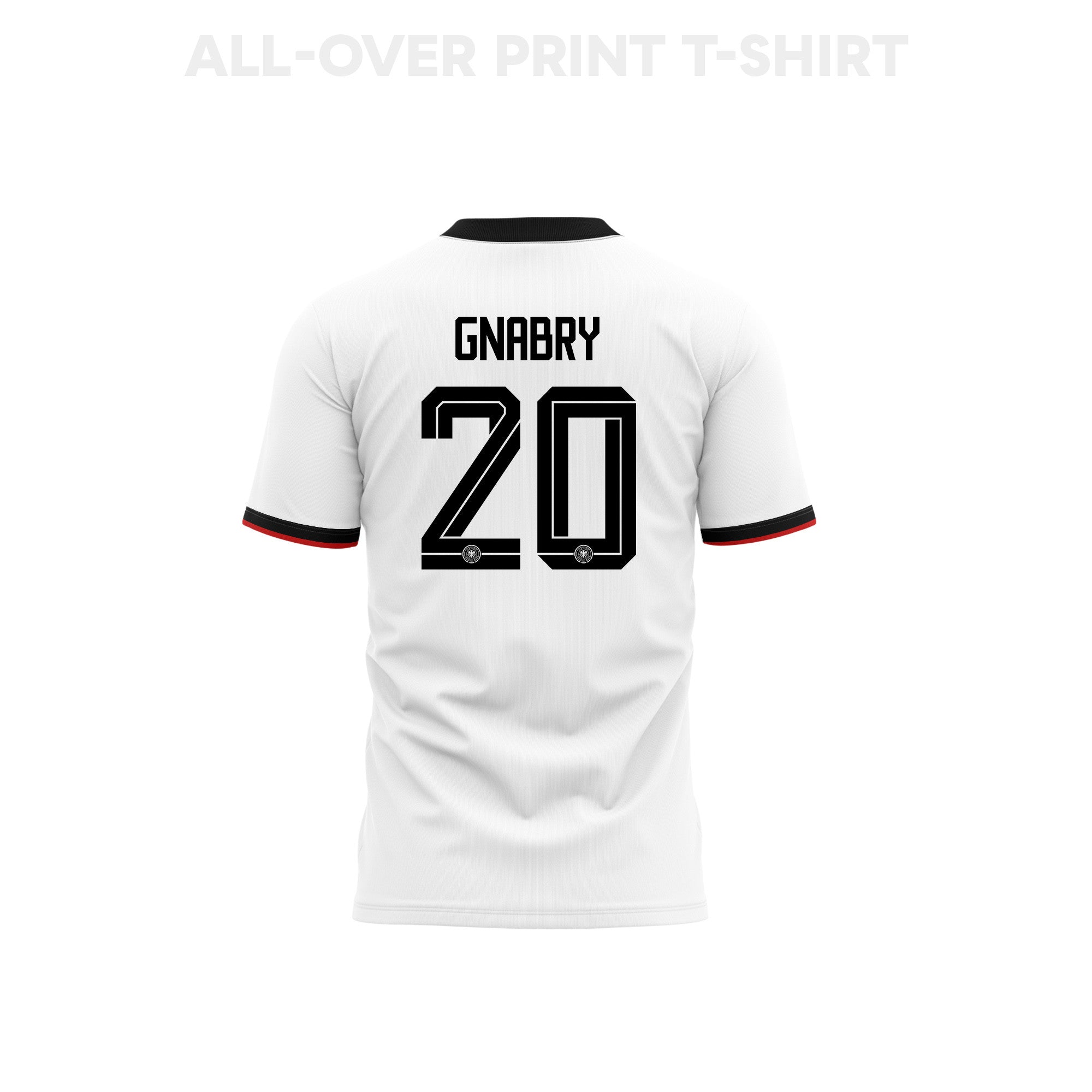 Serge Gnabry 20 Youth Germany 2026 Home 3D T-shirt Fully Printed – White