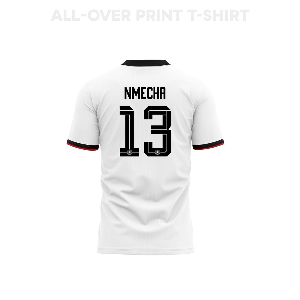 Felix Nmecha 13 Youth Germany 2026 Home 3D T-shirt Fully Printed – White
