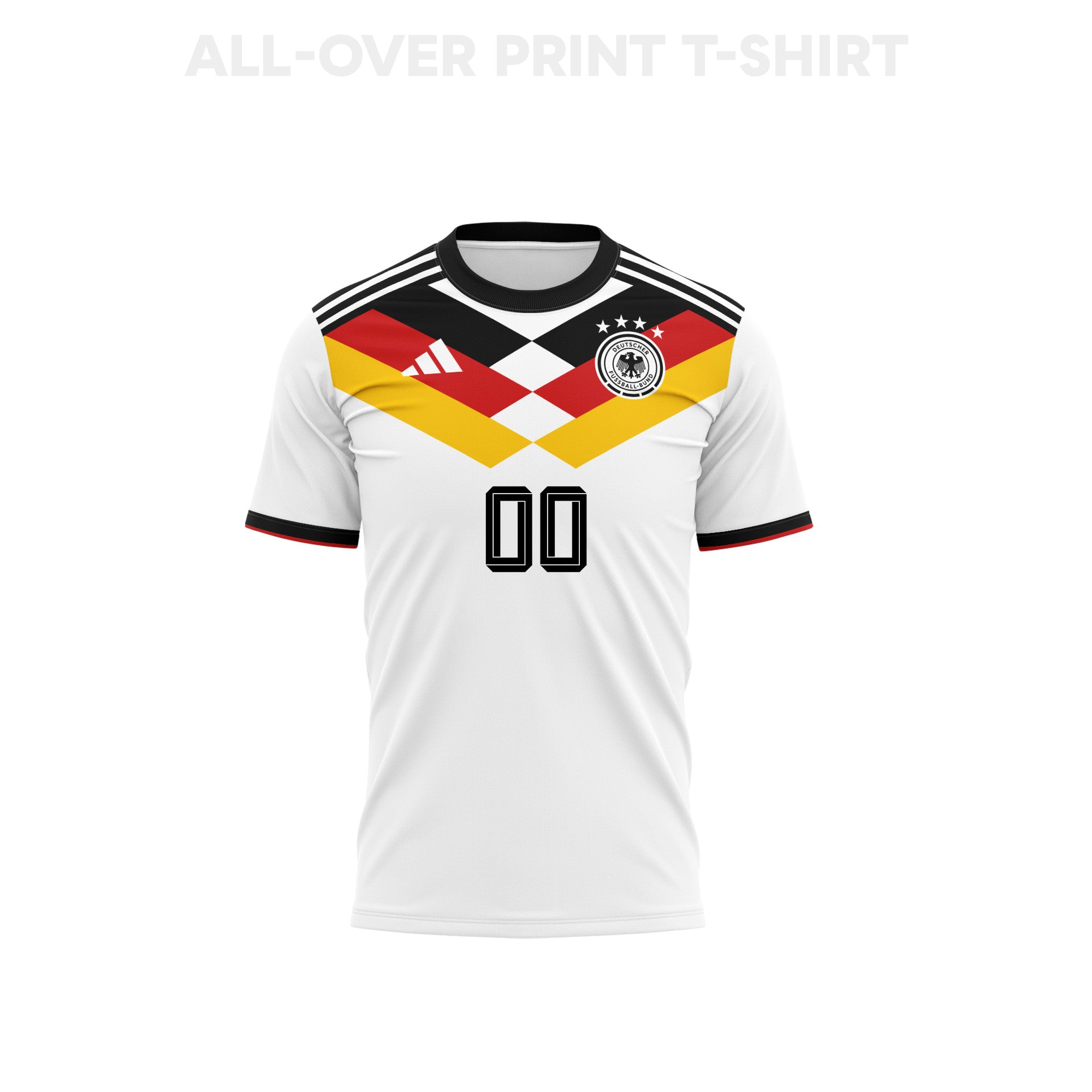 Germany 2026 Home 3D T-shirt Fully Printed – Personalized - White