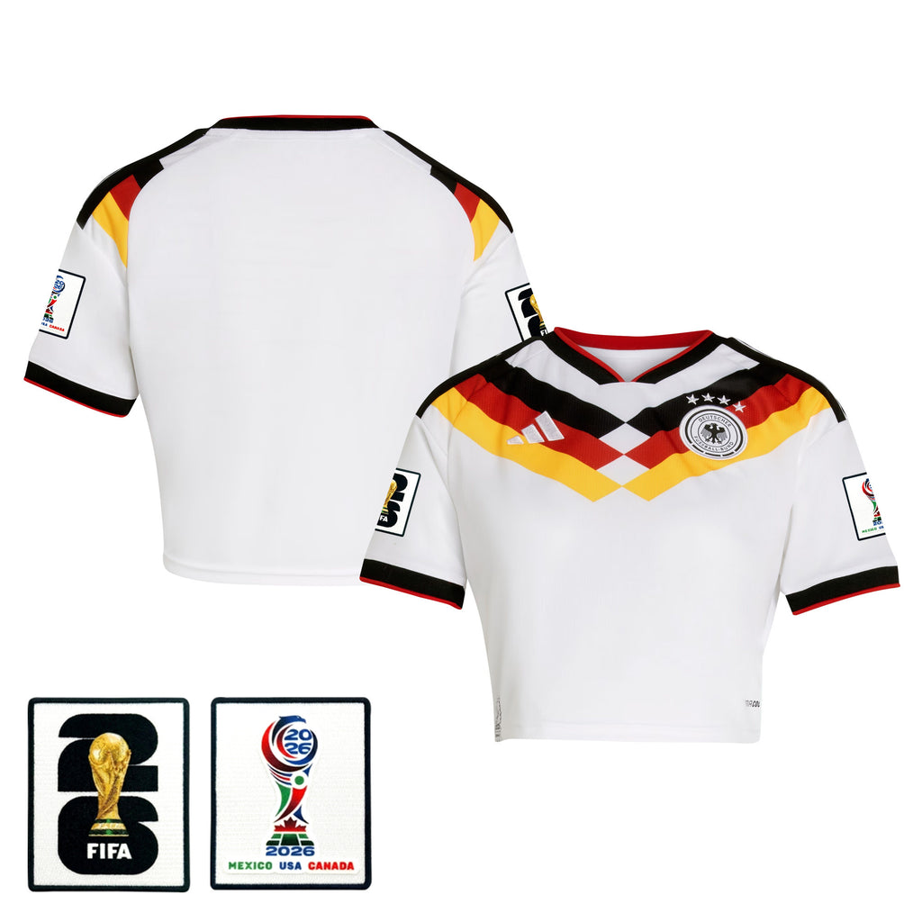 Germany 2026 Home Women's Cropped Jersey - White