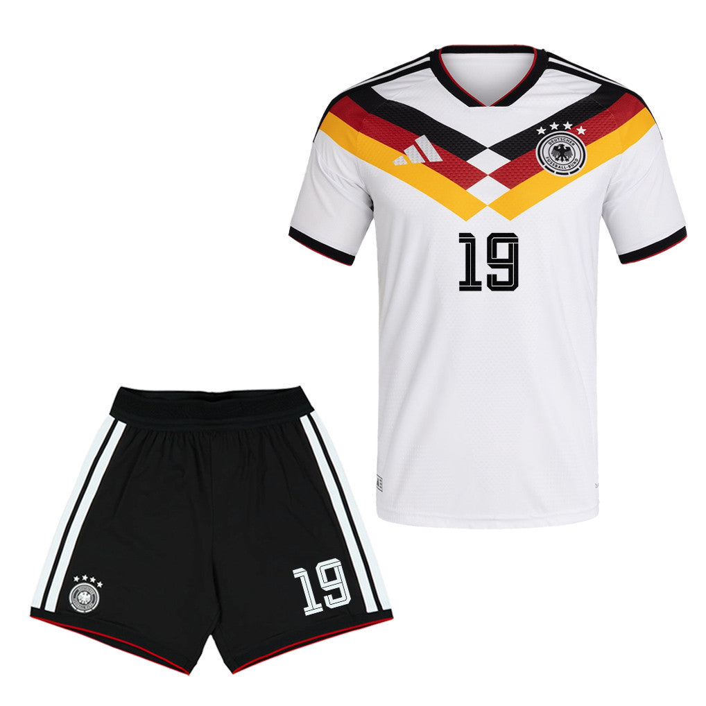 Leroy Sané 19 Germany 2026 Home Men Jersey & Shorts Set – White