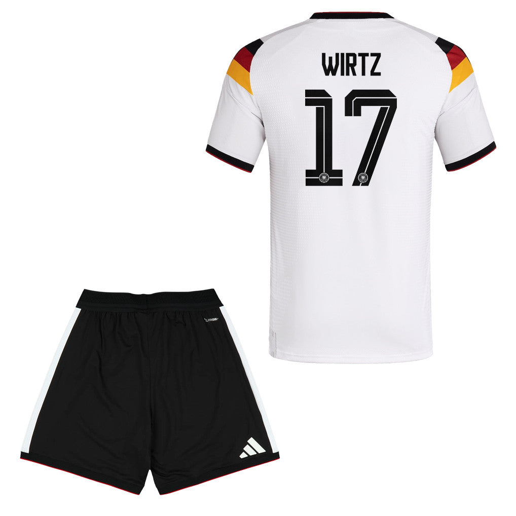 Florian Wirtz 17 Germany 2026 Home Men Jersey & Shorts Set – White