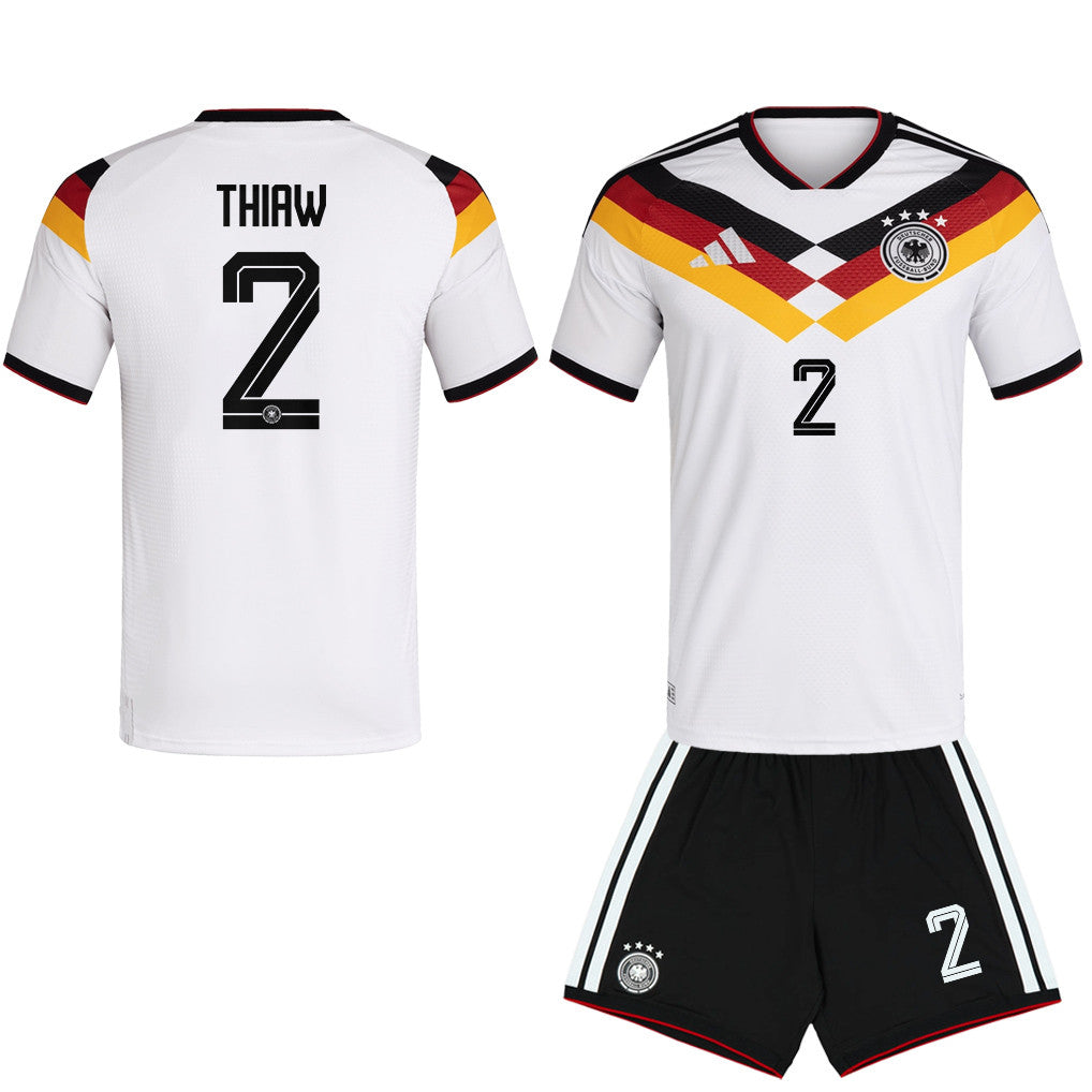 Malick Thiaw 2 Germany 2026 Home Men Jersey & Shorts Set – White