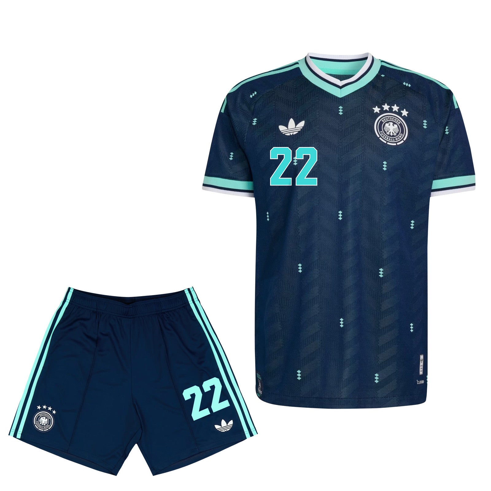 David Raum 22 Germany 2026 Away Men Jersey & Shorts Set – Navy