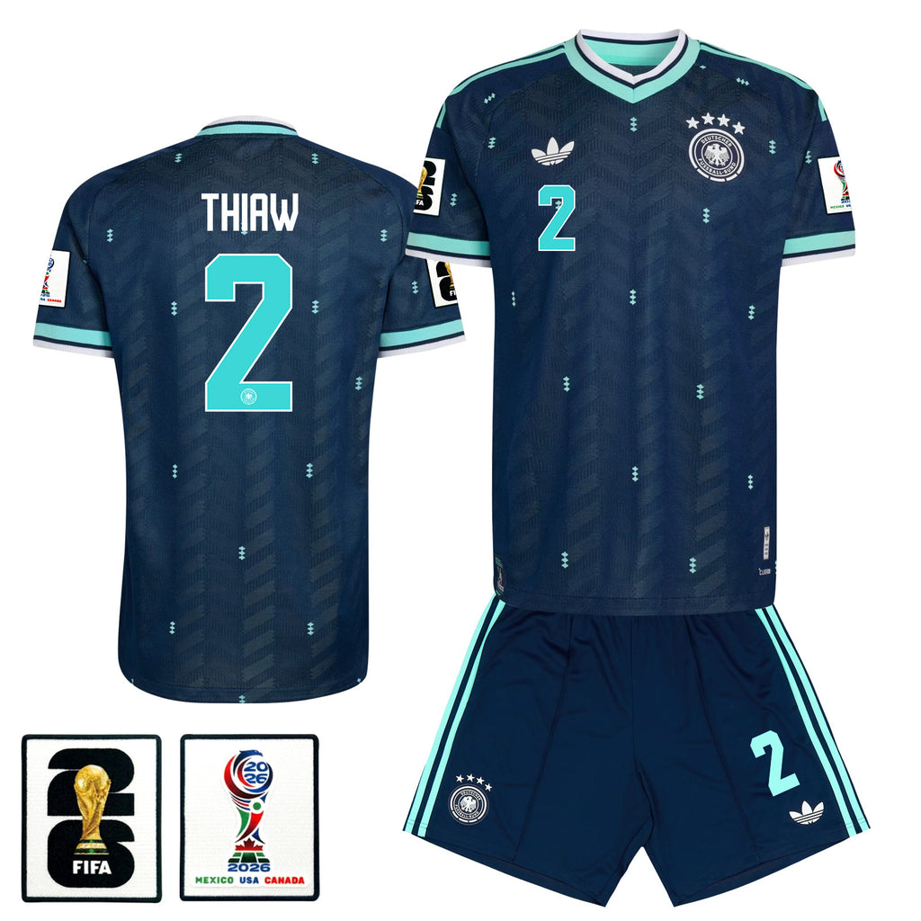 Malick Thiaw 2 Germany 2026 Away Men Jersey & Shorts Set – Navy