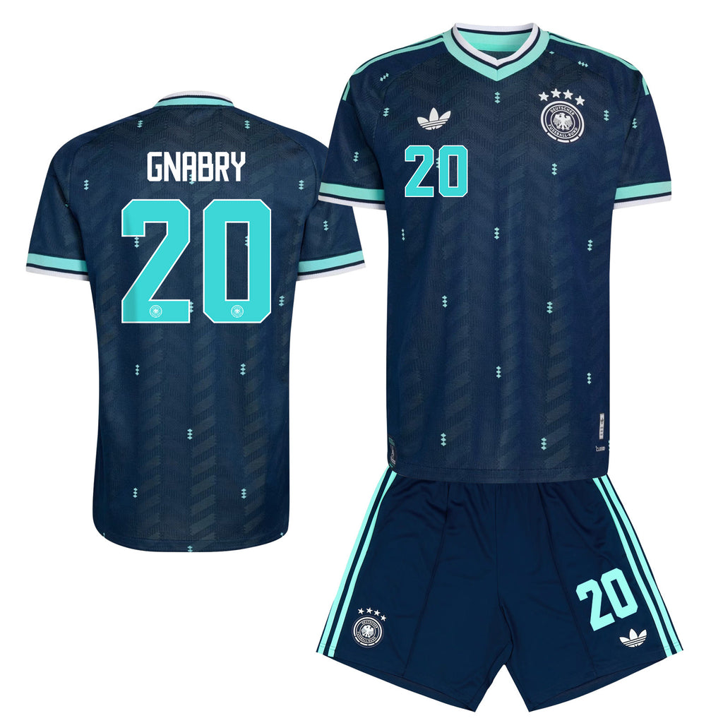 Serge Gnabry 20 Germany 2026 Away Men Jersey & Shorts Set – Navy