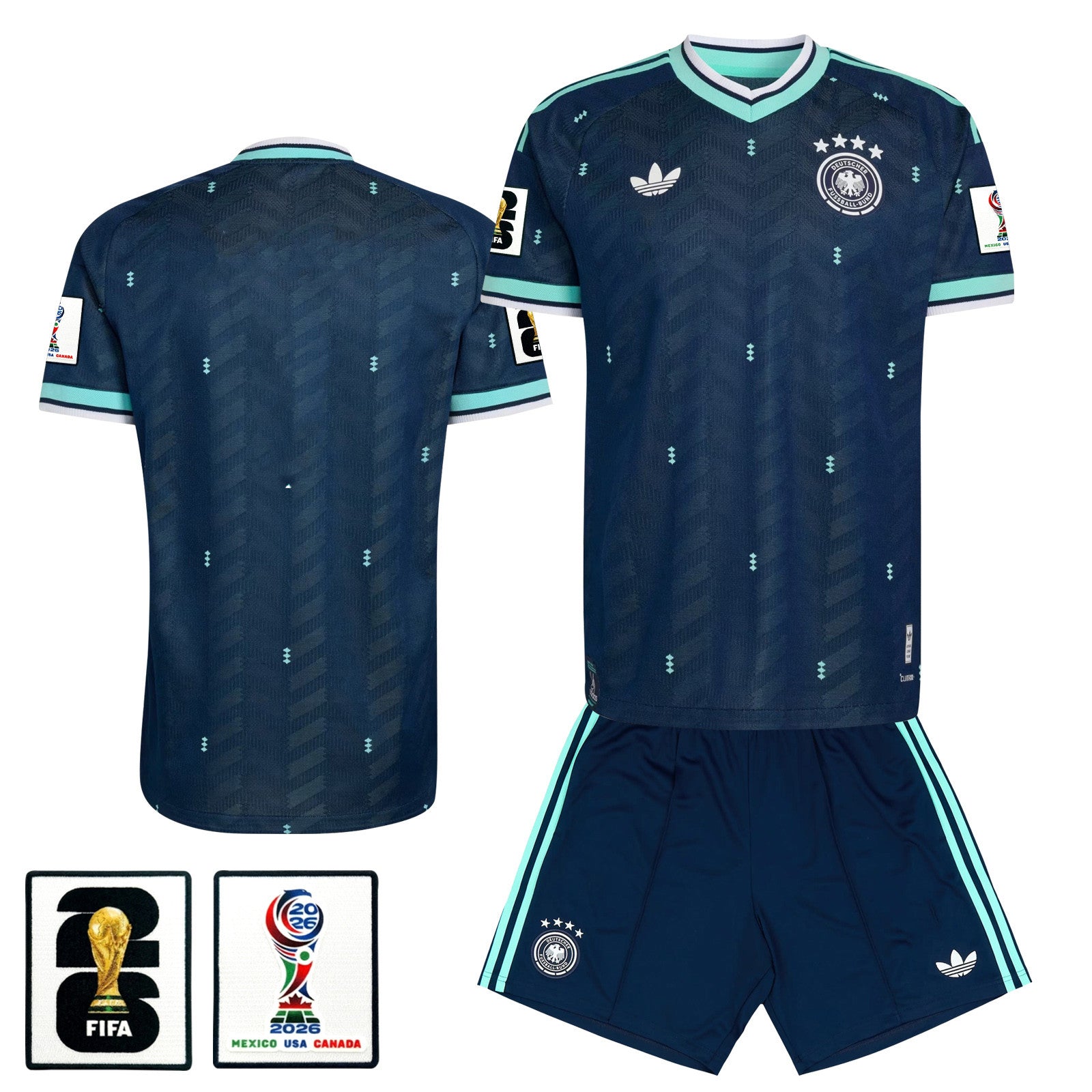 Germany 2026 Away Men Jersey & Shorts Set – Navy