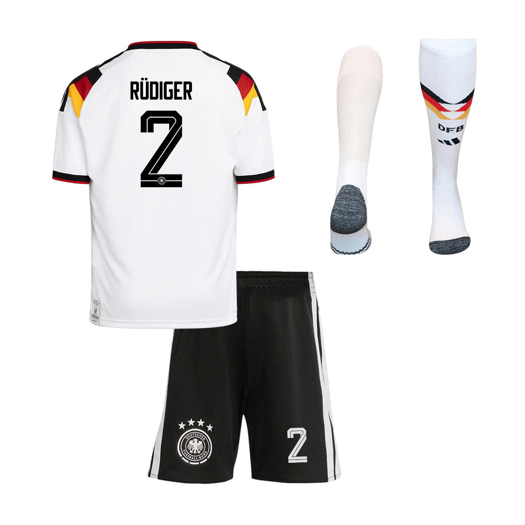 Antonio Rüdiger 2 Germany 2026 Home Men Kit Set – White