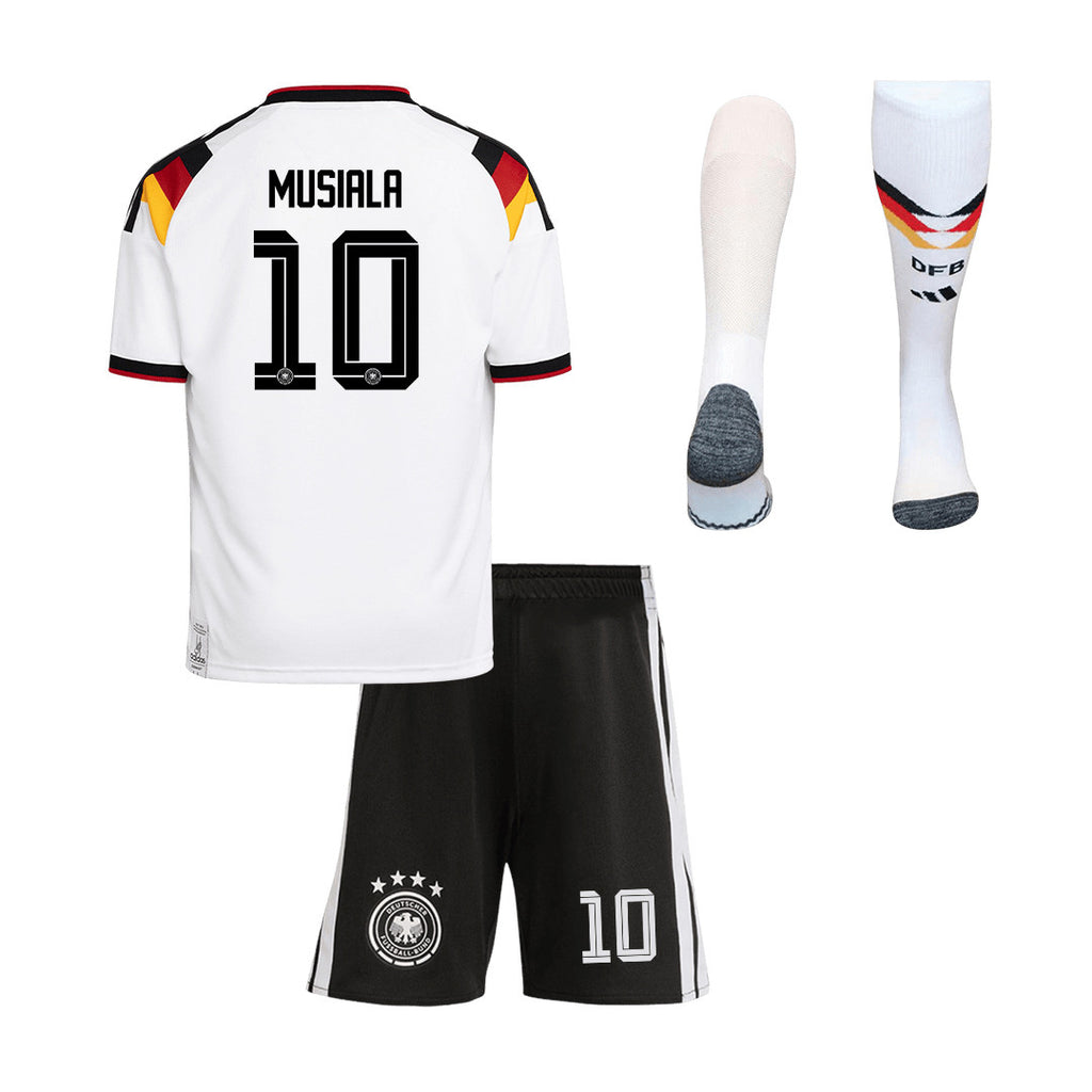 Jamal Musiala 10 Germany 2026 Home Men Kit Set – White