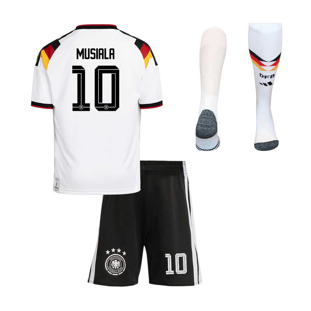 Jamal Musiala 10 Germany 2026 Home Men Kit Set – White