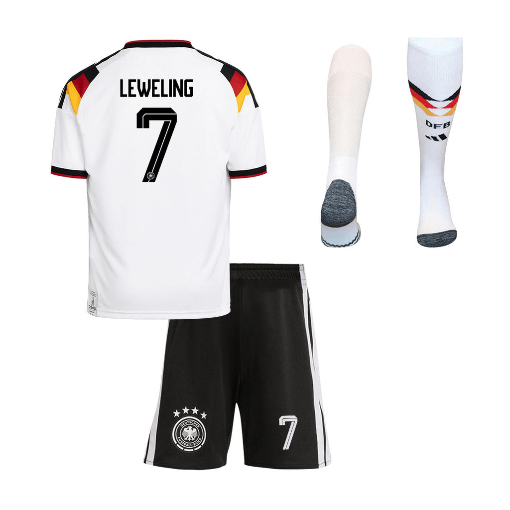 Jamie Leweling 7 Germany 2026 Home Men Kit Set – White