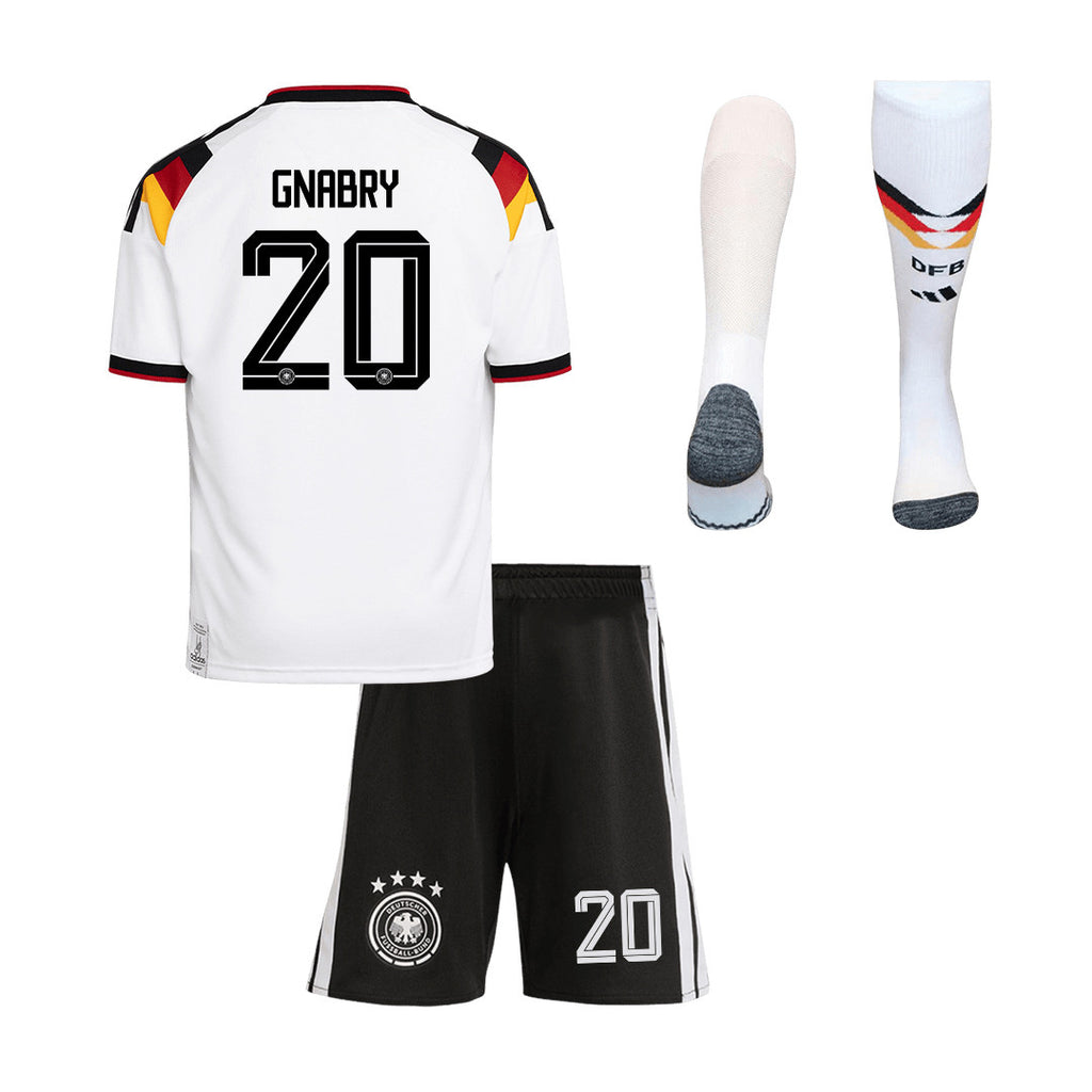 Serge Gnabry 20 Germany 2026 Home Men Kit Set – White