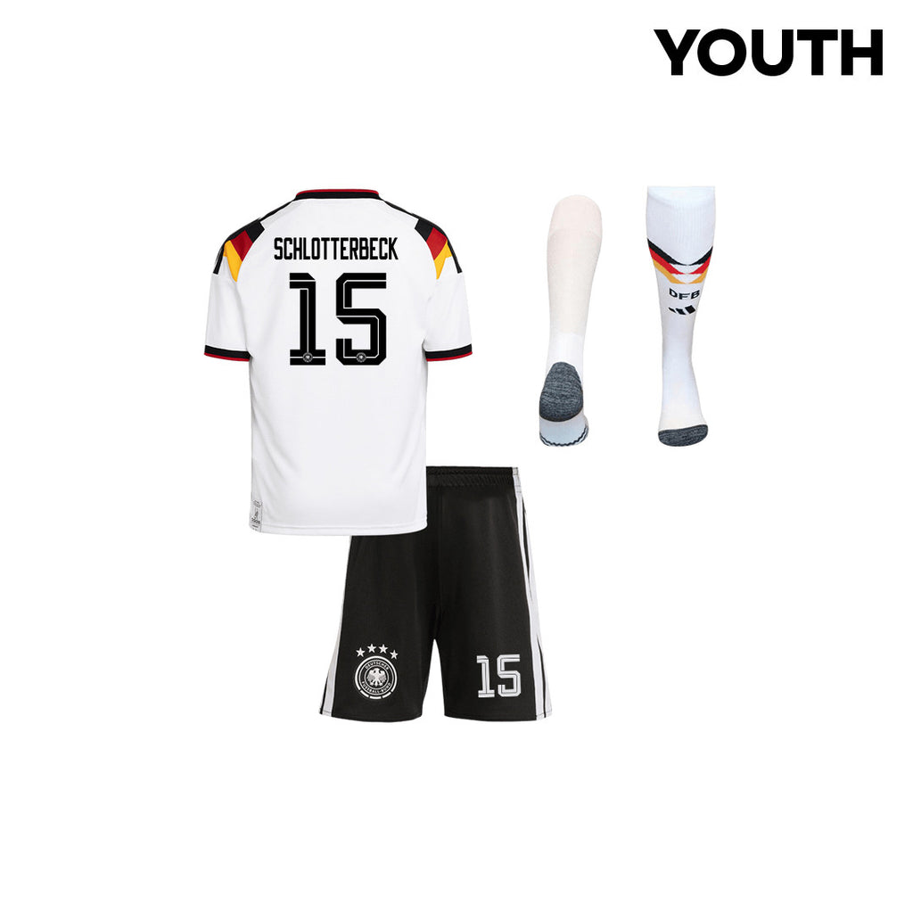 Nico Schlotterbeck 15 Germany 2026 Youth Home Kit Set – White