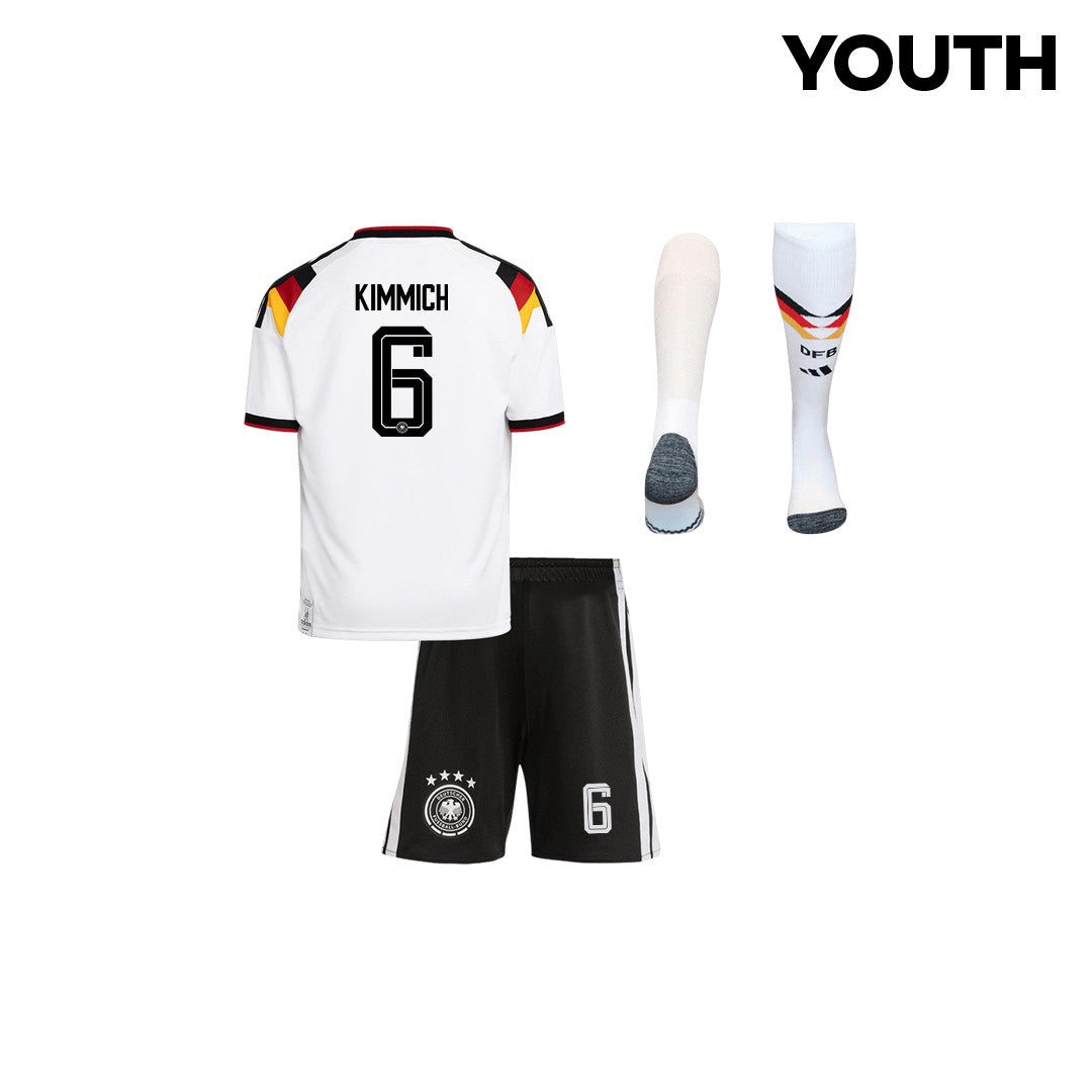 Joshua Kimmich 6 Germany 2026 Youth Home Kit Set – White