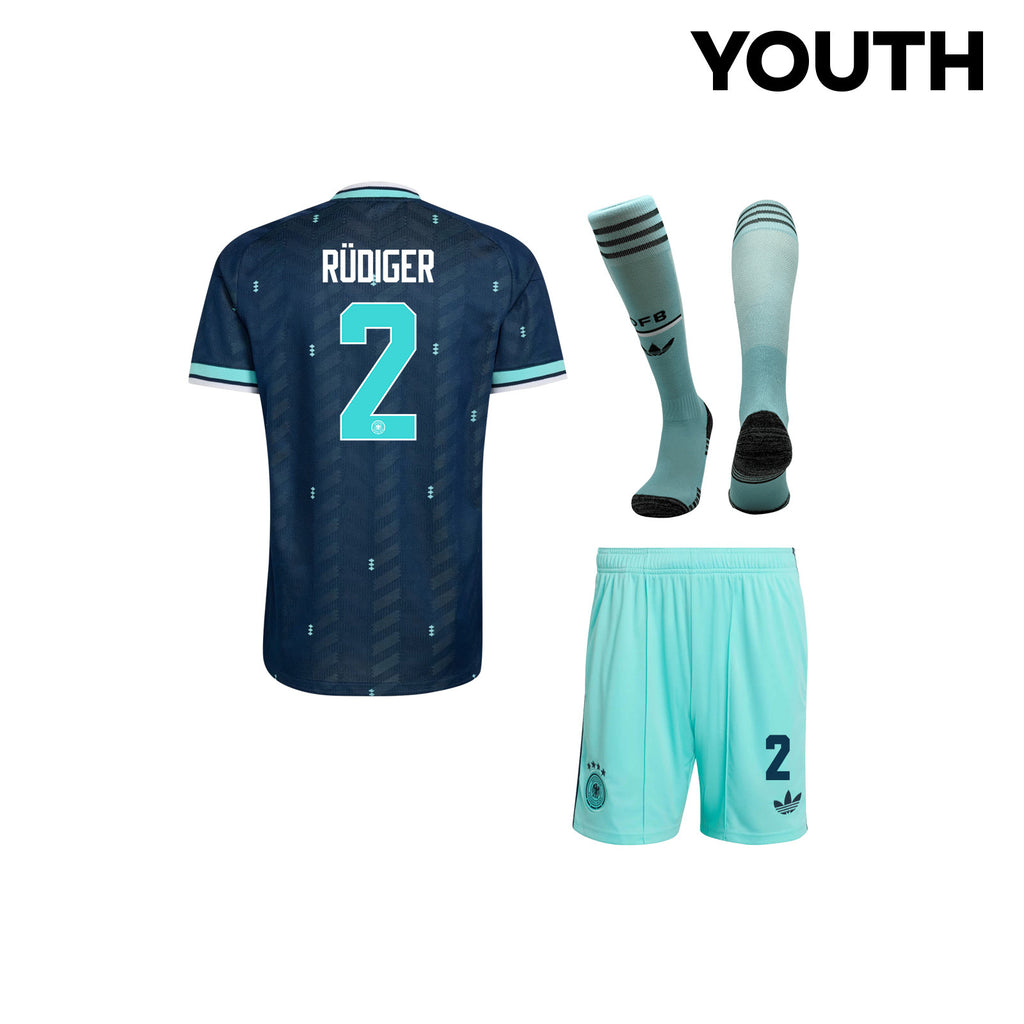 Antonio Rüdiger 2 Germany 2026 YOUTH Away Kit Set – Navy