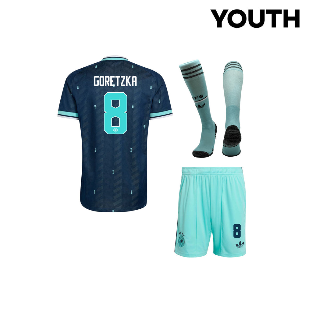 Leon Goretzka 8 Germany 2026 YOUTH Away Kit Set – Navy