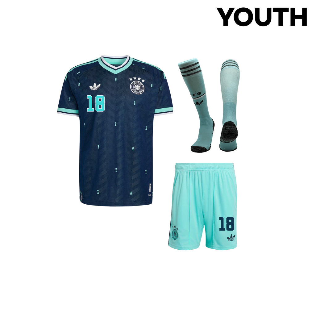Nathaniel Brown 18 Germany 2026 YOUTH Away Kit Set – Navy