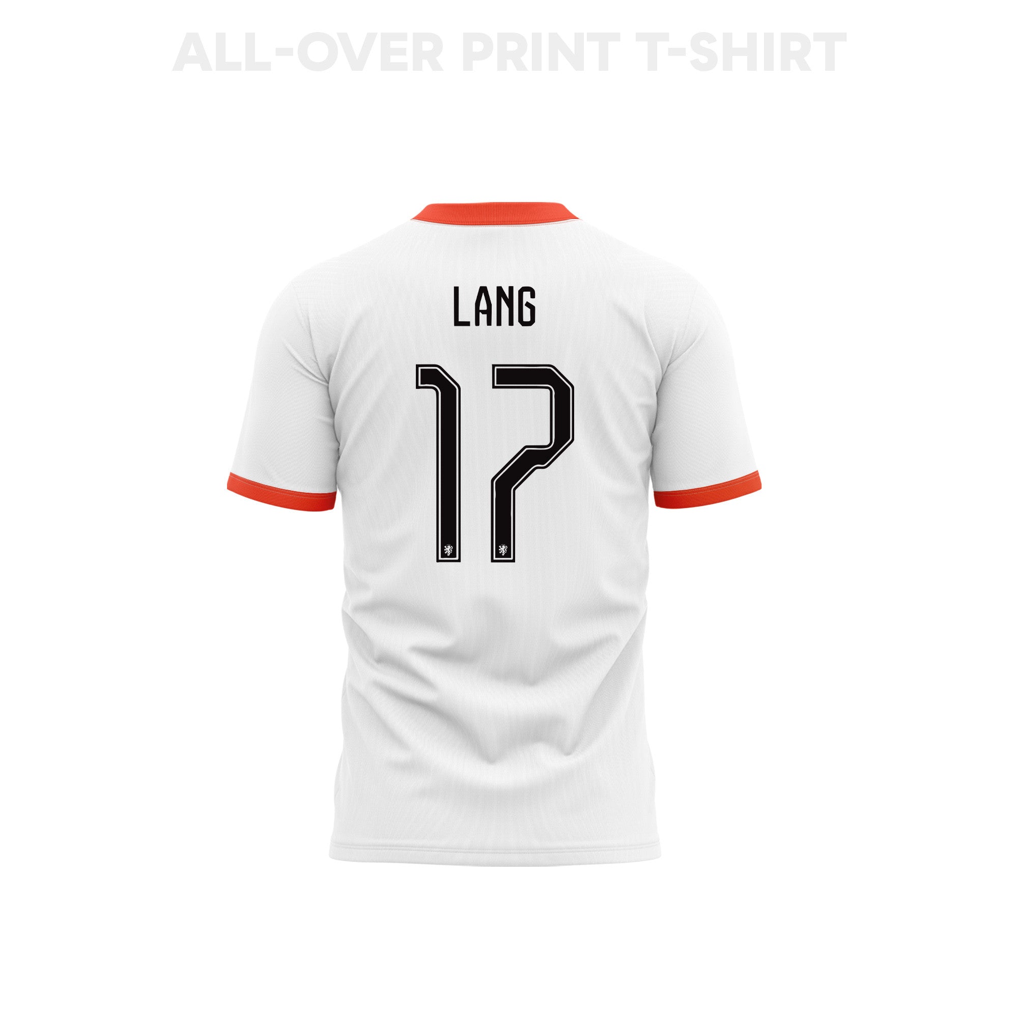 Noa Lang 17 Netherlands 2026 Away 3D T-Shirt Fully Printed – Unisex, White