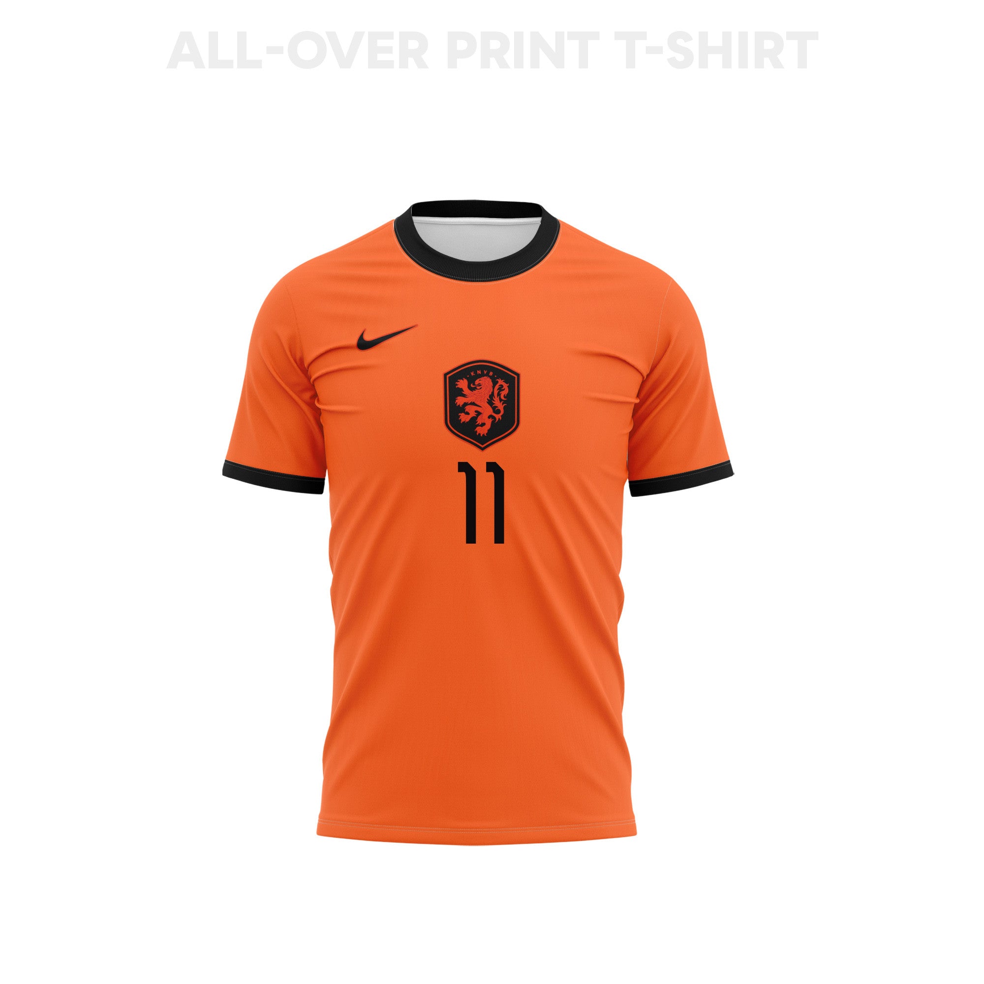 Cody Gakpo 11 Netherlands 2026 Home 3D T-Shirt Fully Printed – Unisex, Orange
