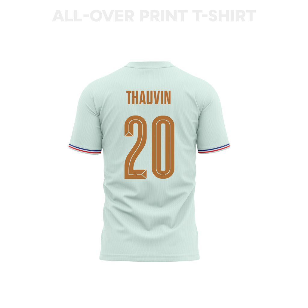 Florian Thauvin 20 France 2026 Away 3D T-Shirt Fully Printed – Unisex, Green