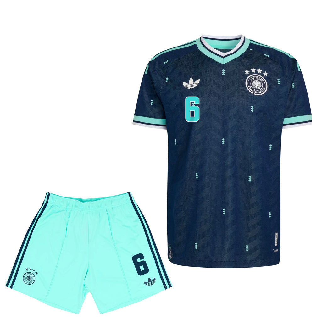 Joshua Kimmich 6 Germany 2026 YOUTH Away Jersey & Shorts Set - Navy