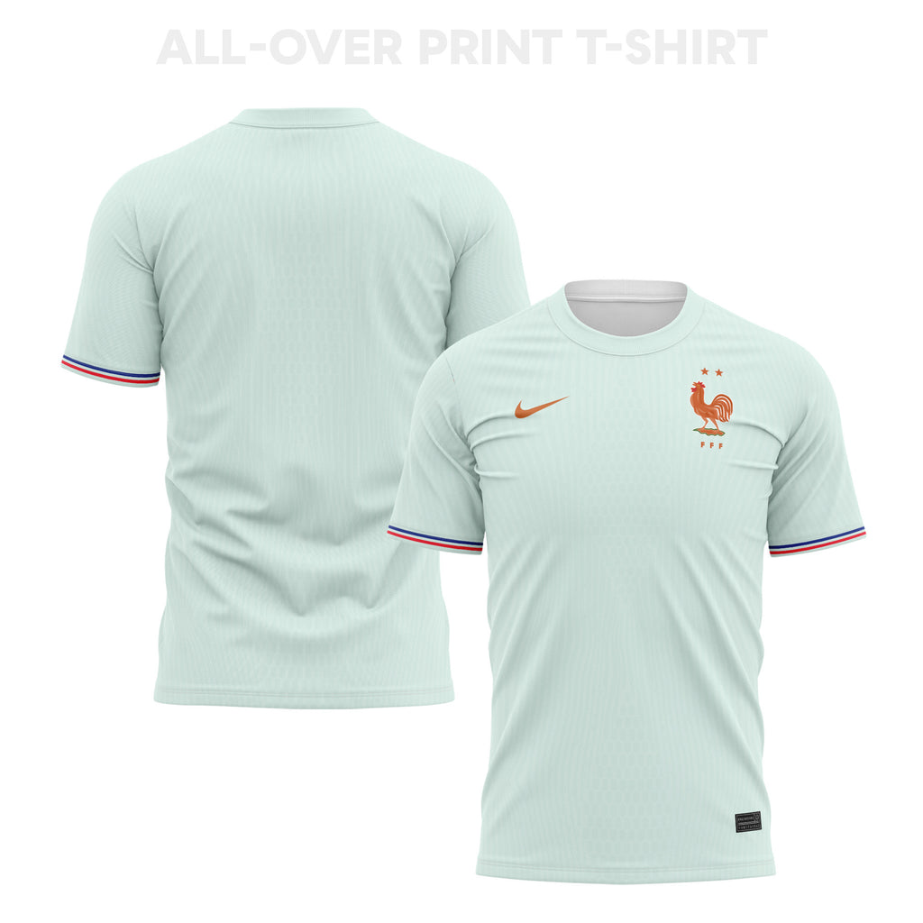 France 2026 Away 3D T-Shirt Fully Printed – Unisex, Green