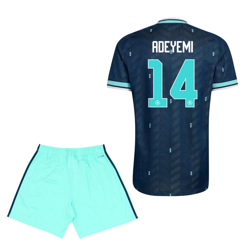 Karim Adeyemi 14 Germany 2026 YOUTH Away Jersey & Shorts Set - Navy