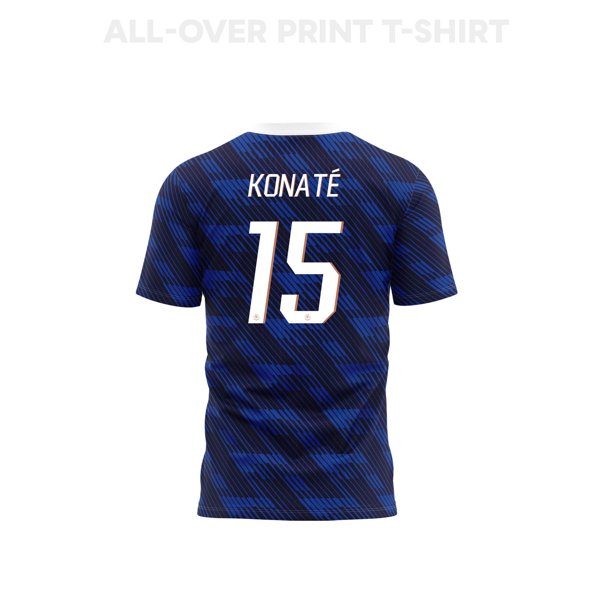 Ibrahima Konaté 15 France 2026 Home 3D T-Shirt Fully Printed – Unisex, Blue