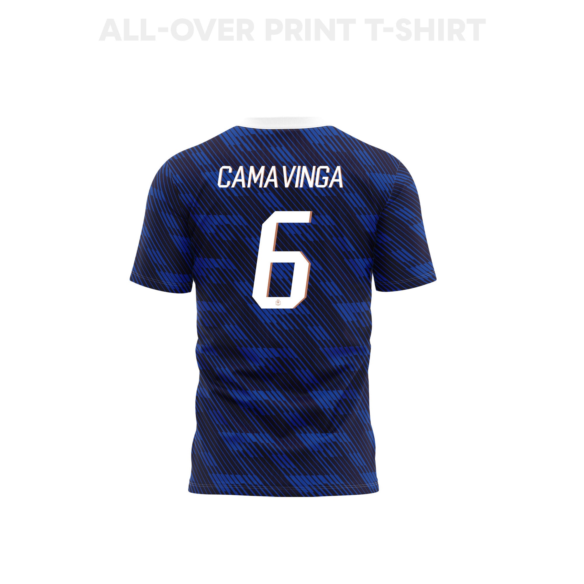 Eduardo Camavinga 6 France 2026 Home 3D T-Shirt Fully Printed – Unisex, Blue