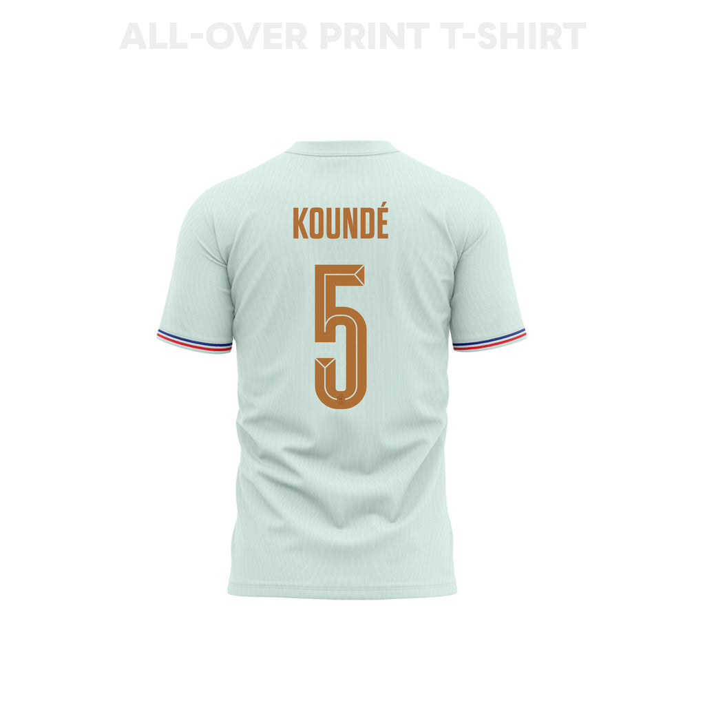 Jules Koundé 5 Youth France 2026 Away 3D T-shirt Fully Printed – Green