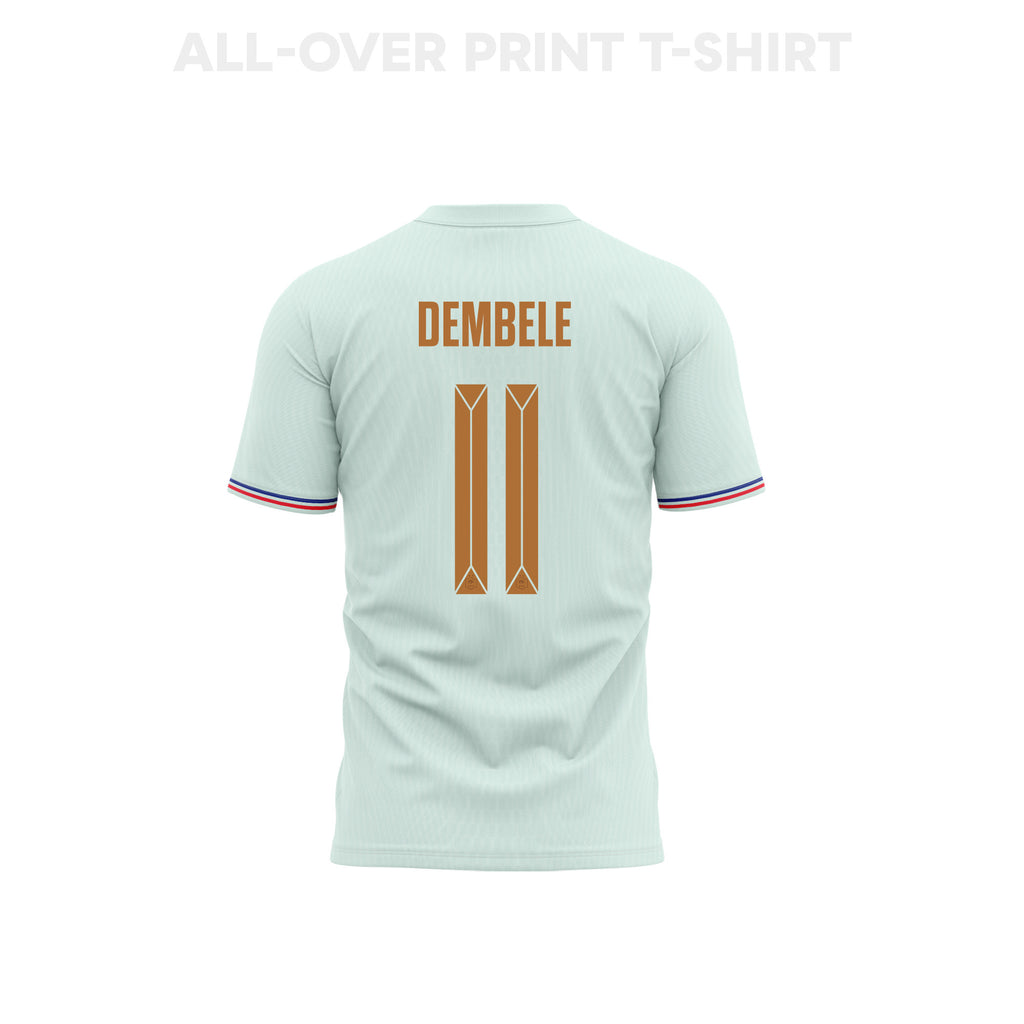 Ousmane Dembélé 11 Youth France 2026 Away 3D T-shirt Fully Printed – Green