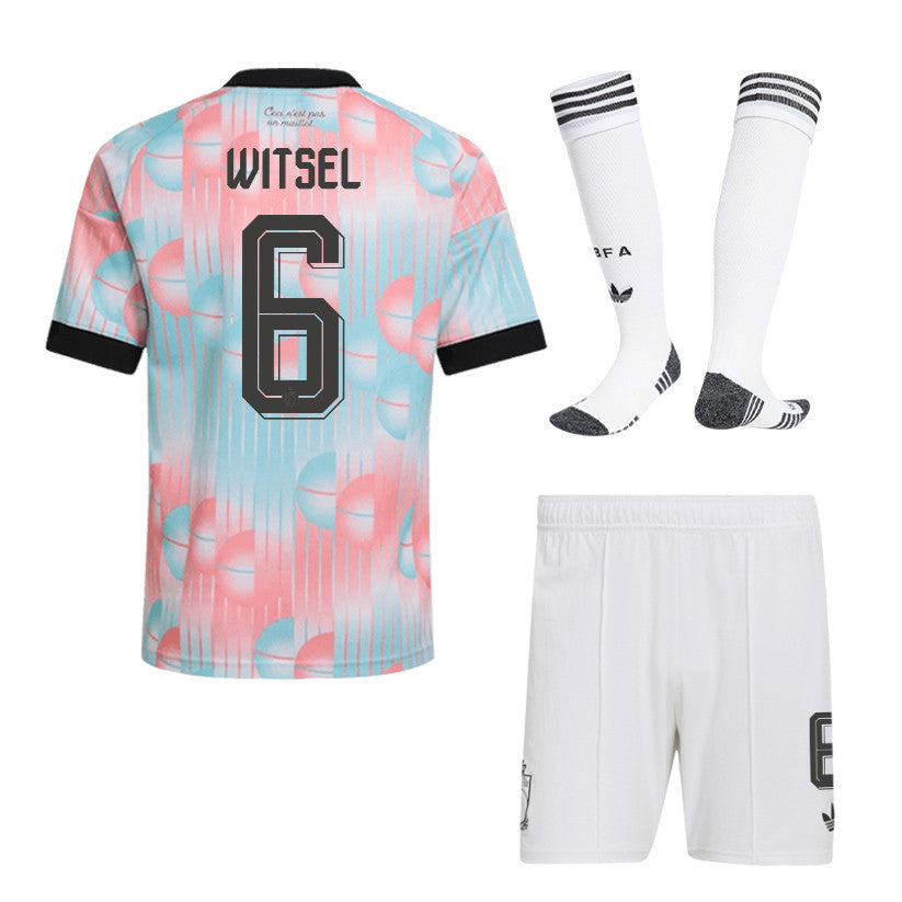 Axel Witsel 6 Belgium 2026 Away Men Kit Set – Light Blue