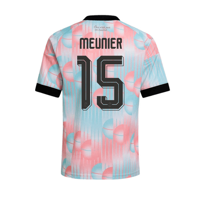 Thomas Meunier 15 Belgium 2026 Away Men Jersey & Shorts Set – Light Blue