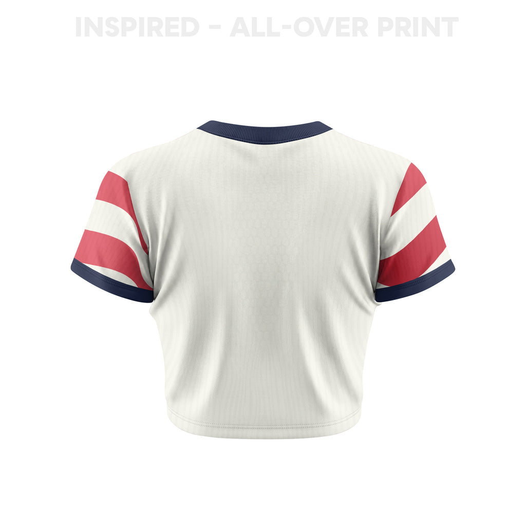USMNT 2026 Women's Home All-Over Print Cropped Jersey