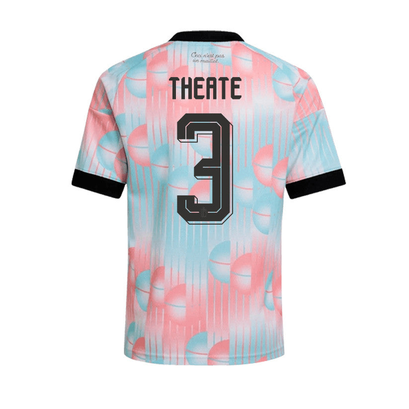 Arthur Theate 3 Belgium 2026 YOUTH Away Jersey & Shorts Set - Light Blue